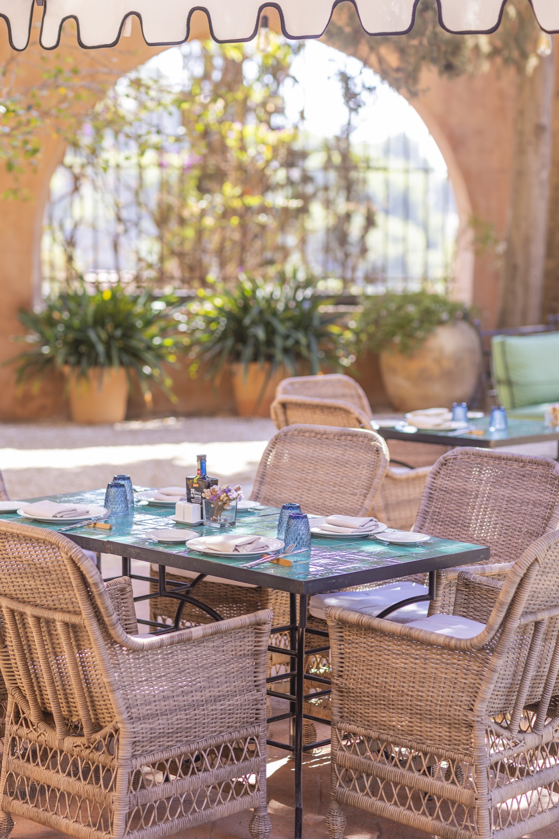 Terraza del restaurante El Castillo